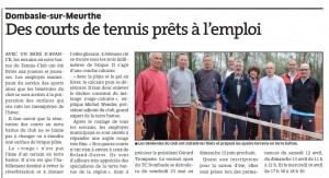 Courts de tennis