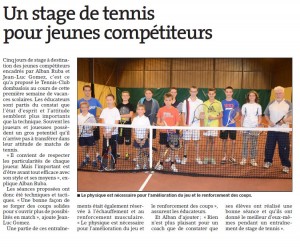 Stage tennis